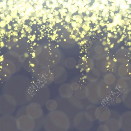 下落的金色粒子背景