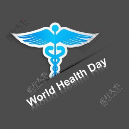 世界卫生日背景与医学标志