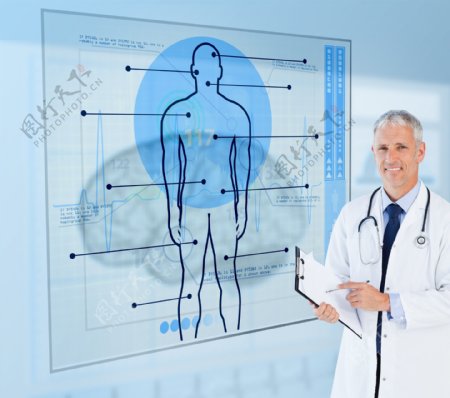 人体图形与医生图片