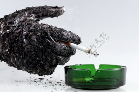 创意戒烟宣传图片