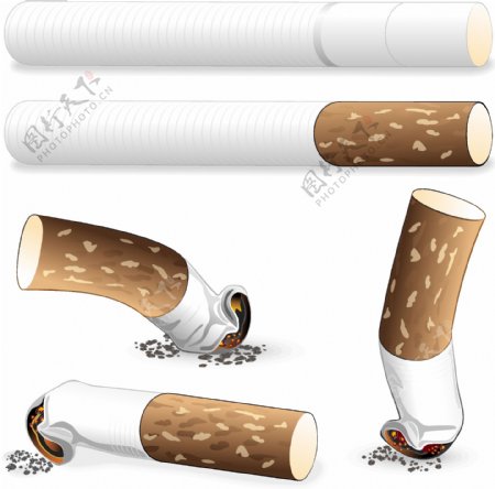 香烟烟草烟灰烟头烟蒂