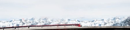 飞驰的火车冬季主题全屏背景素材17