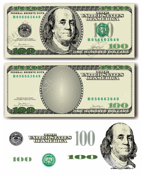 100美元钞票