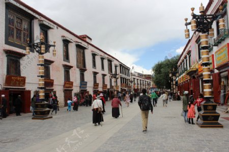 藏式大街图片