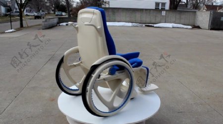 轮椅视频素材设计