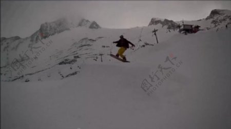 大自然雪山视频素材设计
