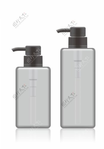 洗发水瓶体效果图