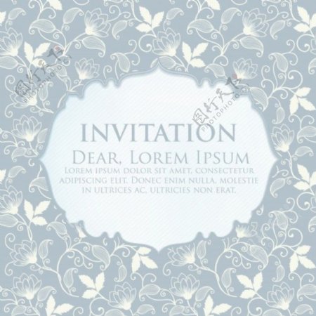 花的背景插图的婚礼邀请和公告牌典雅华丽的花卉背景花的背景和优雅的花朵元素设计模板