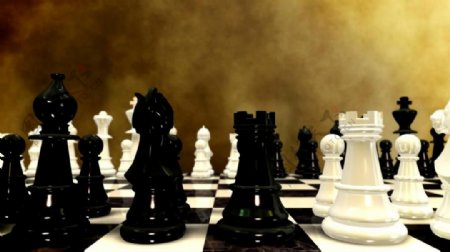 国际象棋大气动态背景视频素材
