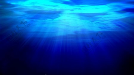 深邃静谧海洋深处素材