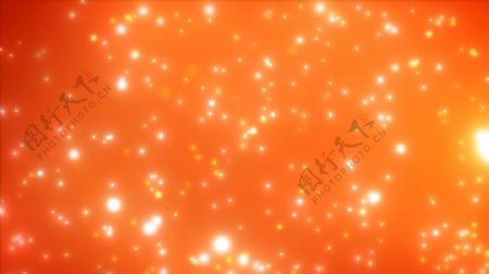 温暖橙色背景粒子光斑动态视频素材