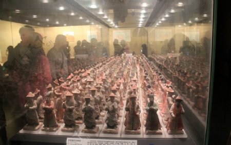 陕西历史博物馆珍宝陶俑