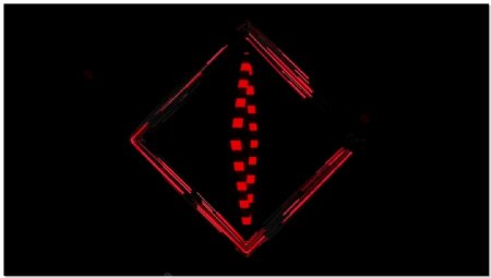 格子红黑潮流3d立体科技视频素材