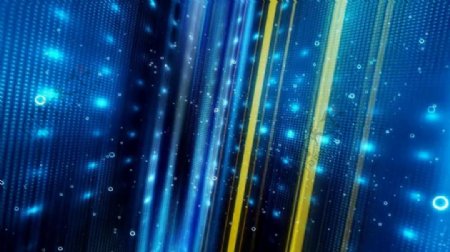 蓝色炫光科技粒子线条视频素材