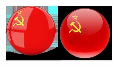 圆形前苏联标志免抠png透明图层素材