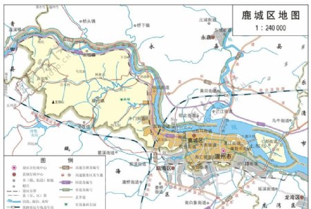 浙江温州市鹿城区标准地图32K