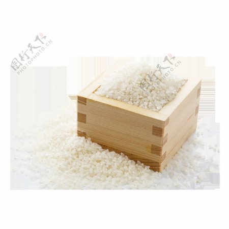 实木大米米箱元素