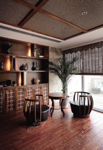 古典禅意简约风室内设计客厅效果图