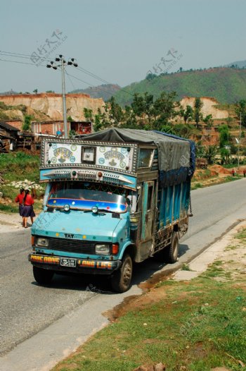 尼泊尔大篷车