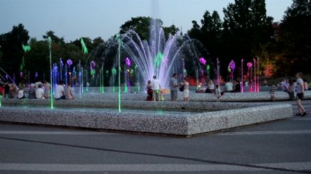 华沙多媒体喷泉2
