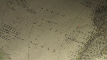 古董地图泛在南太平洋