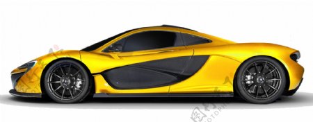 迈凯伦超级黄色跑车免抠png透明图层素材