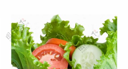 田园蔬菜沙拉免抠png透明图层素材