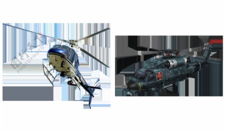 武装直升机图片免抠png透明图层素材