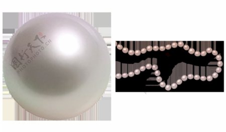 圆形大珍珠免抠png透明图层素材