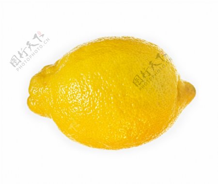 一颗黄色成熟的柠檬psd源文件