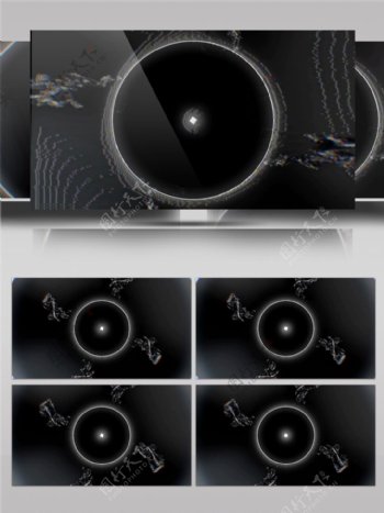 牛顿环扥光高清视频素材