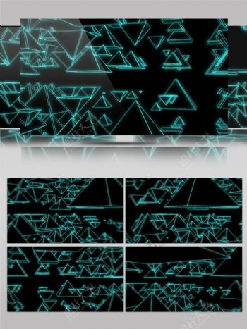 简单几何形状组合高清视频素材