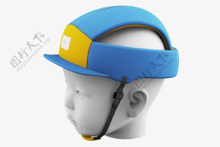 小孩的头部保护头盔jpg素材