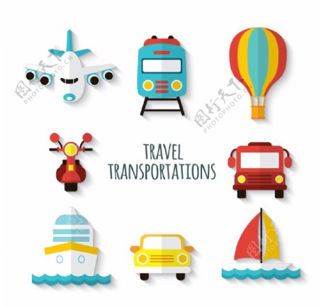 旅游交通工具插图