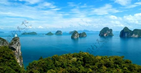 泰国海岛风光航拍