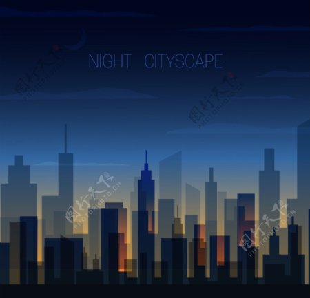 城市夜晚景观