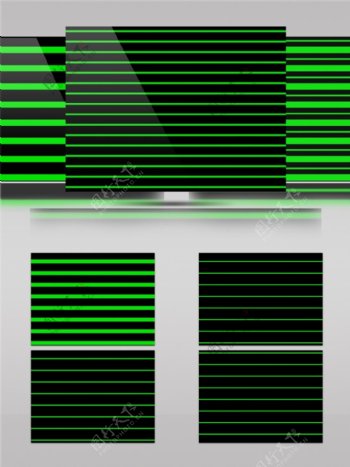 绿色平行光束动态视频素材