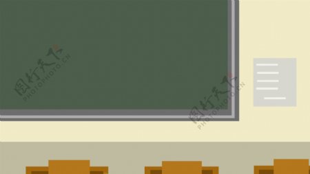 教师节主题黑板课桌banner背景素材