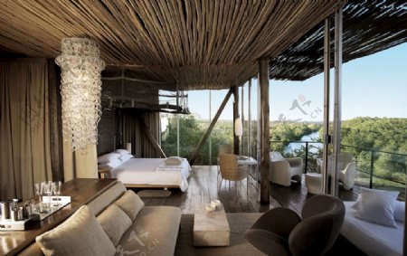 非洲自然保护区度假酒店