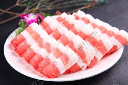 火锅涮肉爽口嫩肉精品羊肉