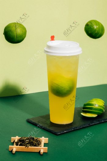 高清摄影图水果茶柠檬茶素材
