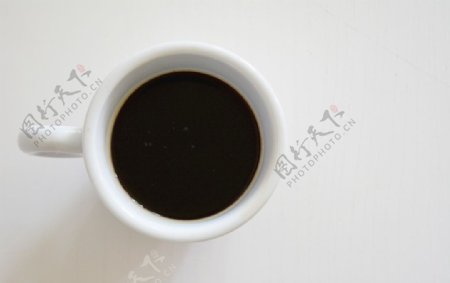 一杯黑色苦咖啡