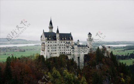 德国新天鹅城堡风光
