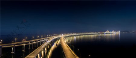 大连跨海大桥夜景