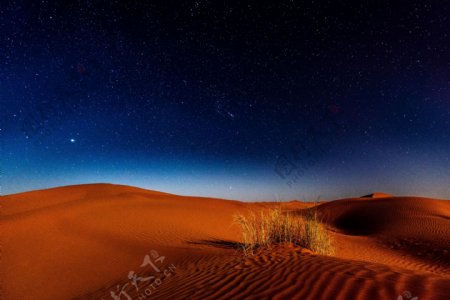 星空下的沙漠沙漠风景