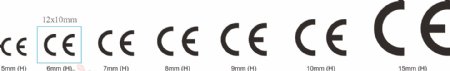 CE标志国际标准尺寸