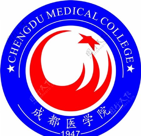 成都医学院logo设计图