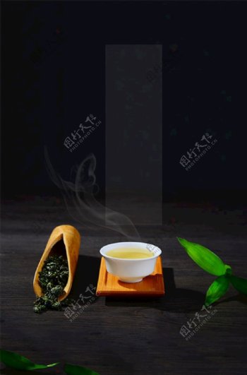 中国茶韵背景