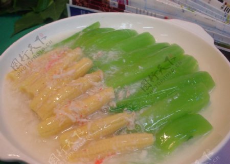 蟹肉蔬菜
