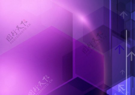 技术几何概念矢量紫色背景